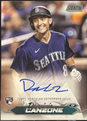 Dominic Canzone #SCBA-DC Baseball Cards 2024 Topps Stadium Club Autograph
