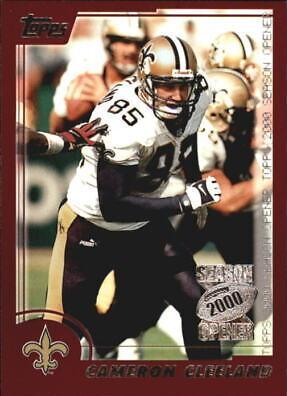 Cameron Cleeland #34 Football Cards 2000 Topps Season Opener