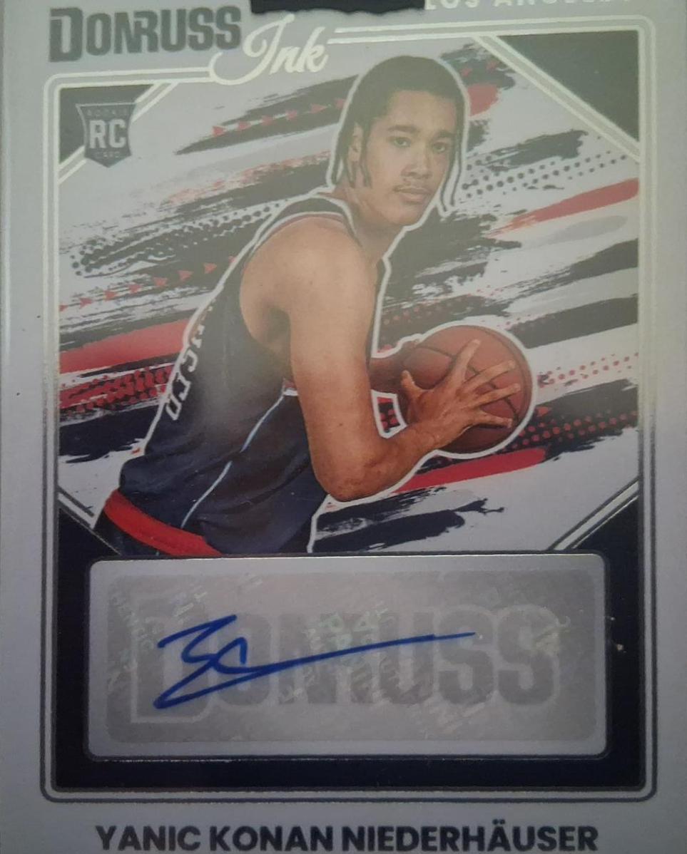 Yanic Konan Niederhauser #49 2025 Panini Donruss Ink Basketball