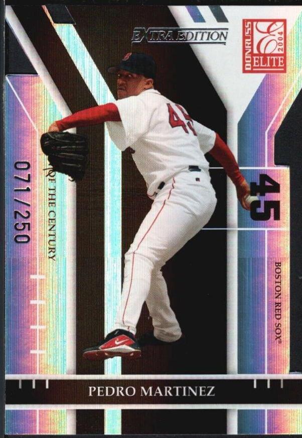 Pedro Martinez #12 Baseball Cards 2004 Donruss Elite
