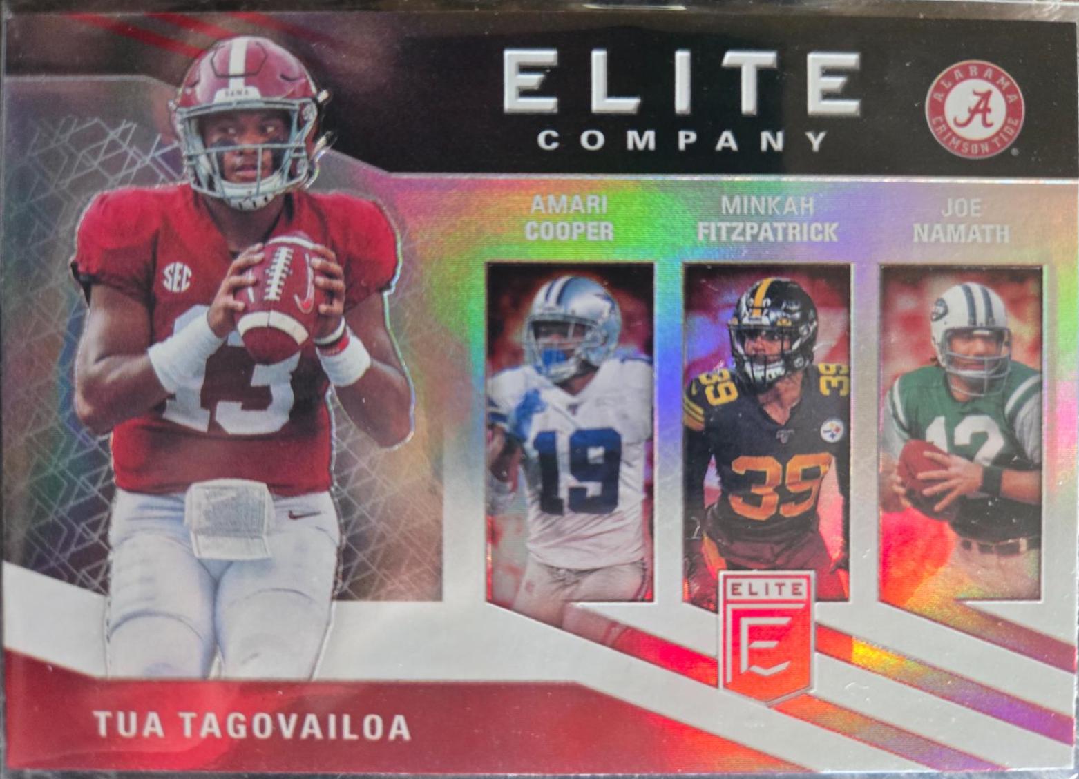 Tua Tagovailoa #2 Football Cards 2020 Panini Donruss Elite Company