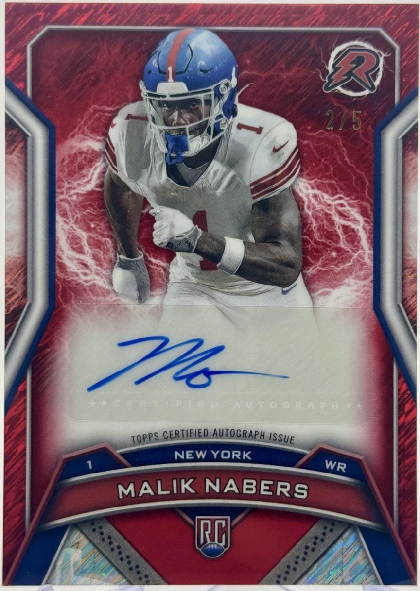 Malik Nabers [Red Power Surge] #RRS-MN