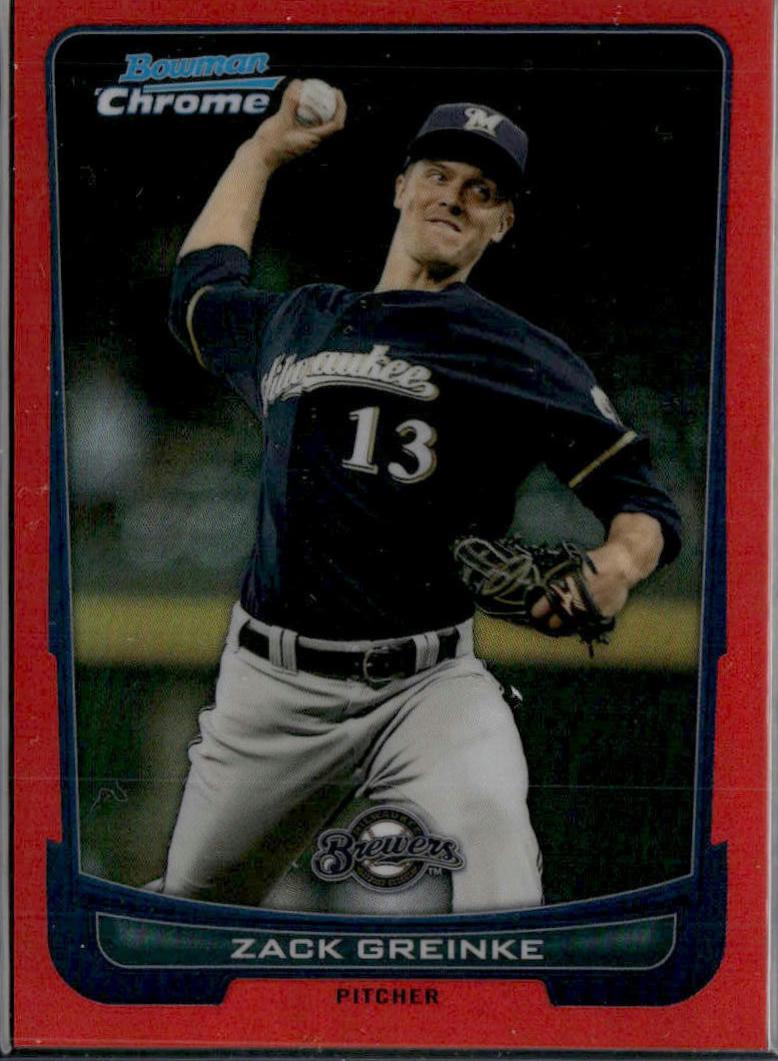 Zack Greinke [Red Refractor] #27
