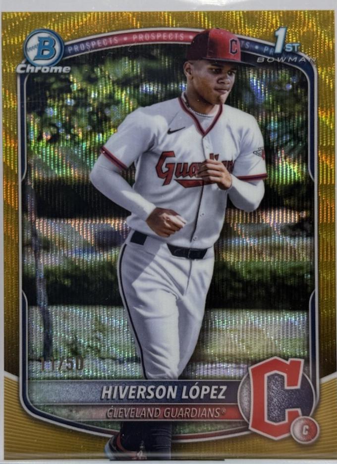 2025 Hiverson Lopez [Gold Wave] #BCP-196