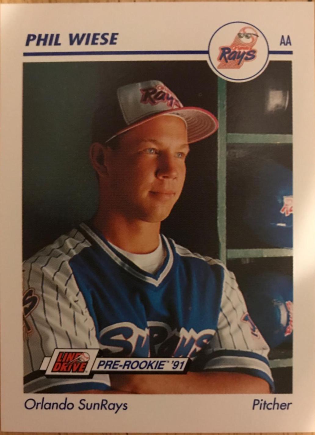 Phil Wiese #498 1991 Impel Line Drive Pre Rookie Aa Baseball