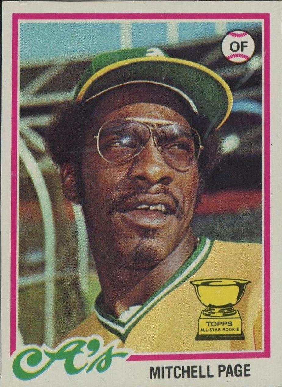 Mitchell Page #55 Baseball Cards 1978 Topps