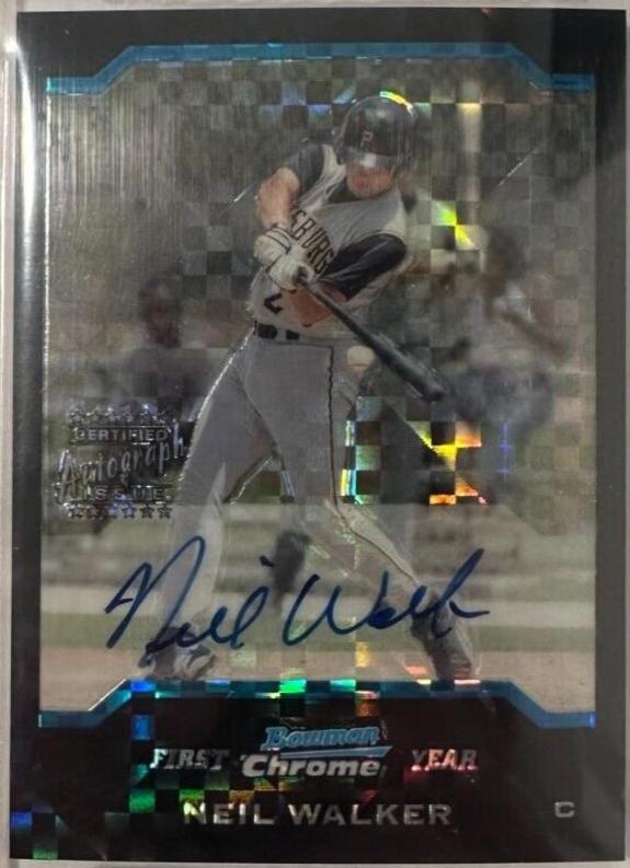 Neil Walker #172 2004 Bowman Chrome Draft Picks Baseball