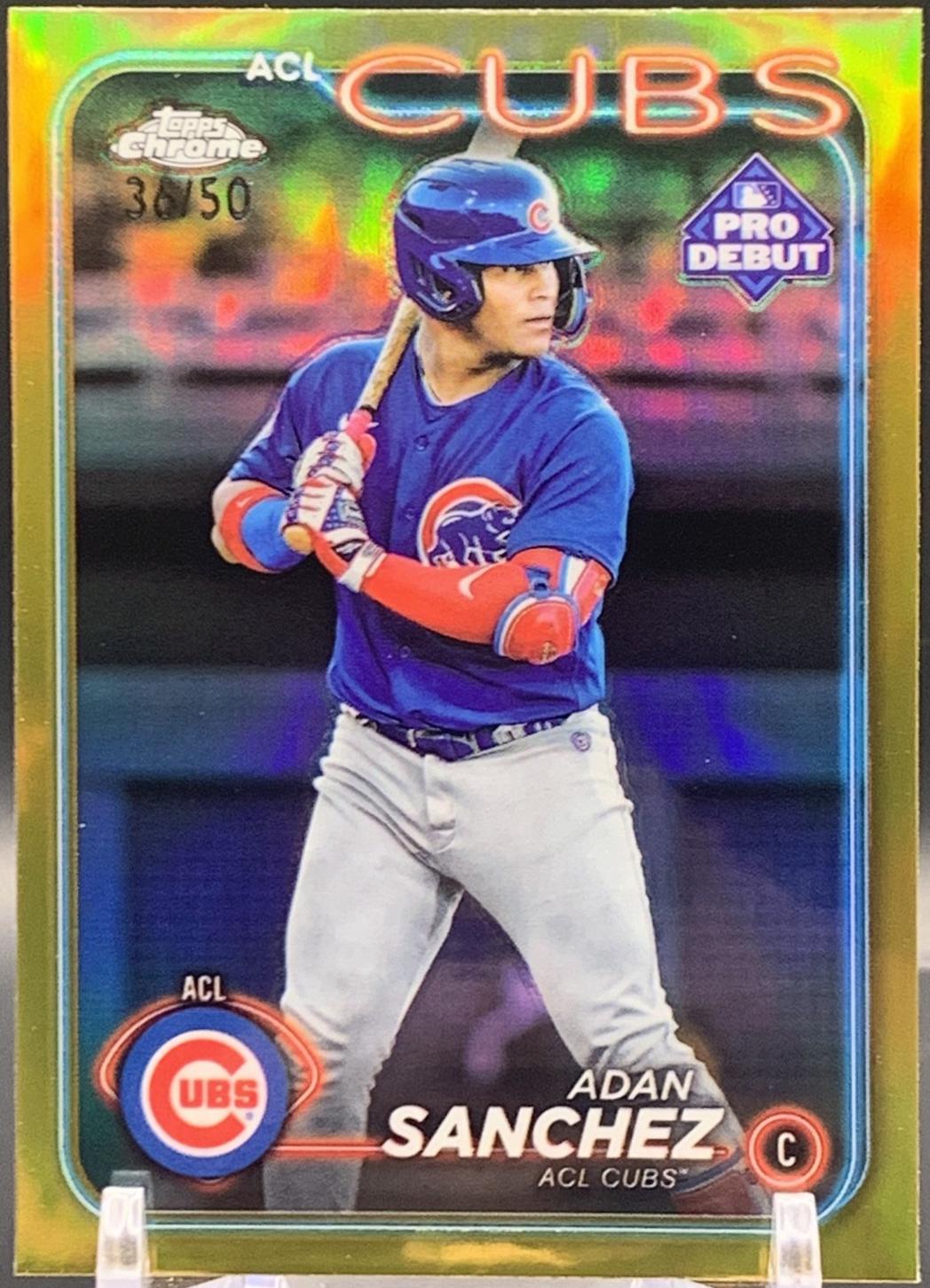 Adan Sanchez [Gold Refractor] #PDC-42