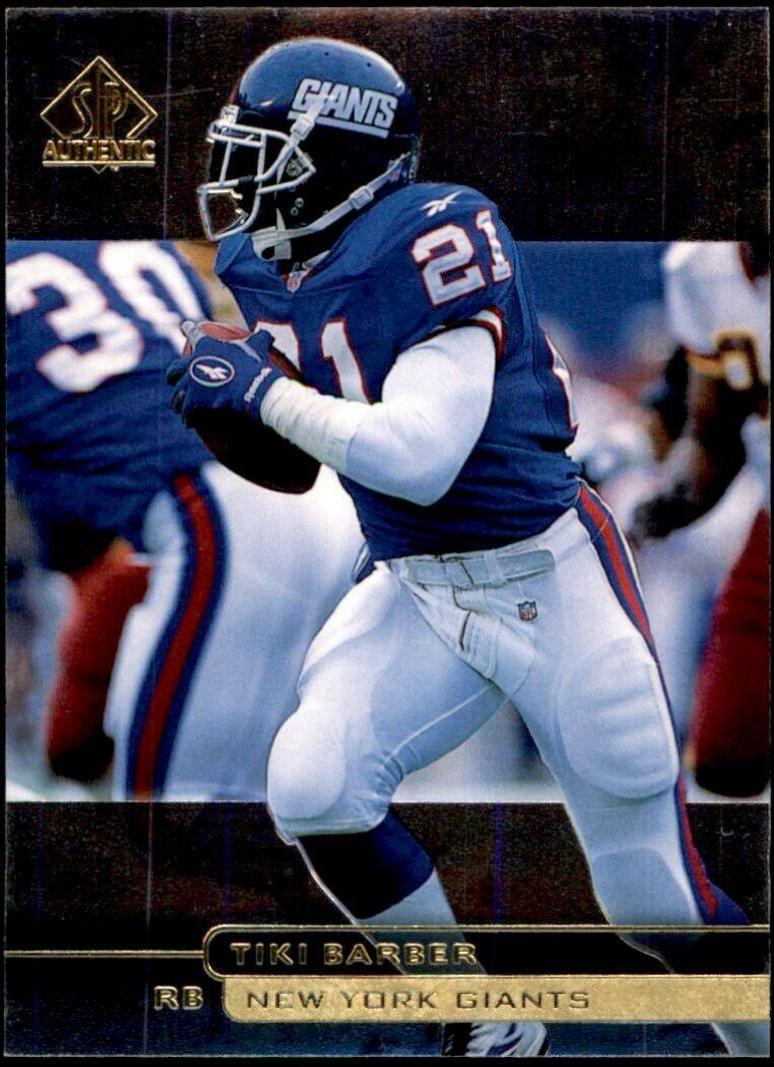 Tiki Barber #93 1998 Sp Authentic Football