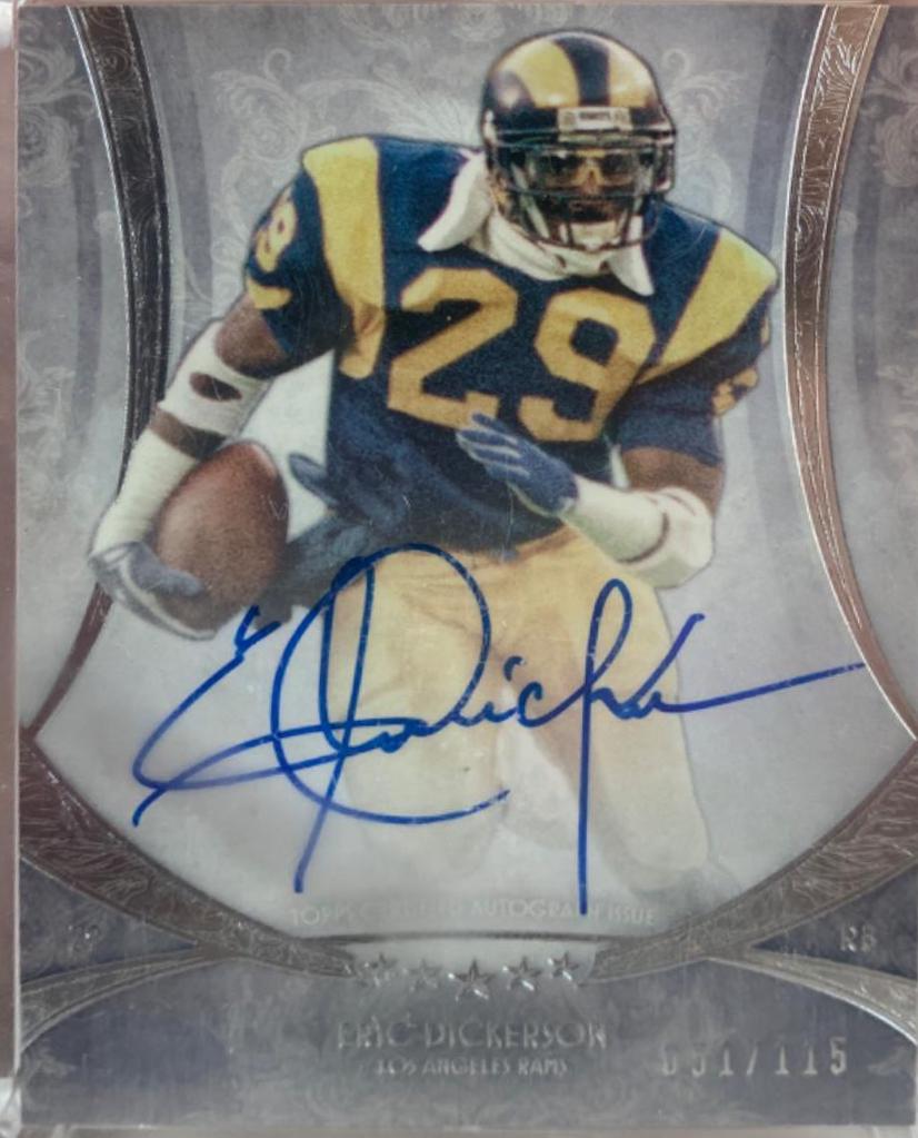 Eric Dickerson #FSS-ED Football Cards 2013 Topps Five Star Signatures