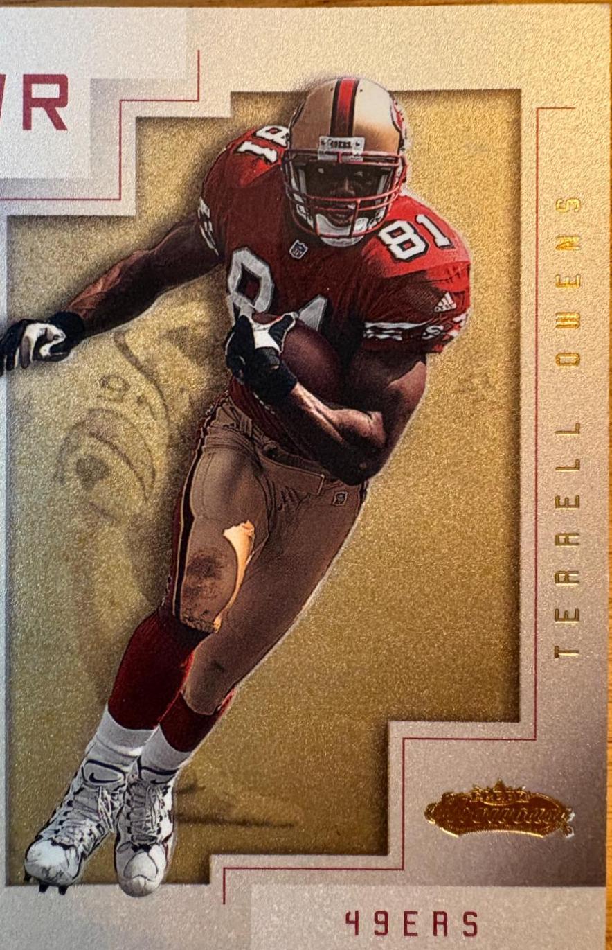 Terrell Owens #17 2001 Fleer Showcase Football