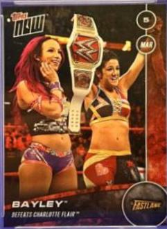 Bayley #66 Wrestling Cards 2017 Topps Now WWE