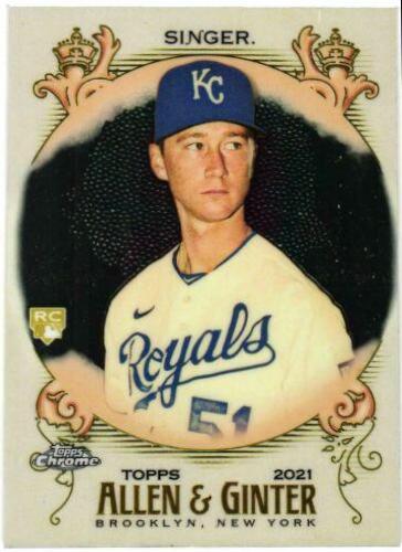Brady Singer #117 Baseball Cards 2021 Topps Allen & Ginter Chrome