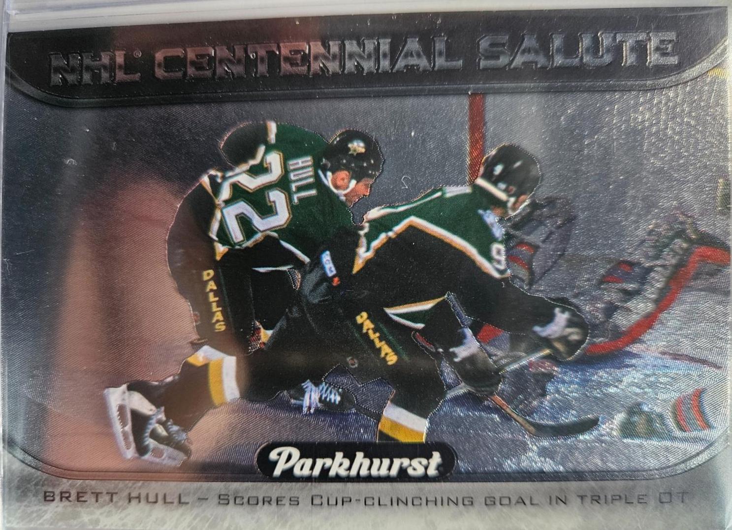 Brett Hull #S-5 Hockey Cards 2016 Upper Deck Parkhurst NHL Centennial Salute