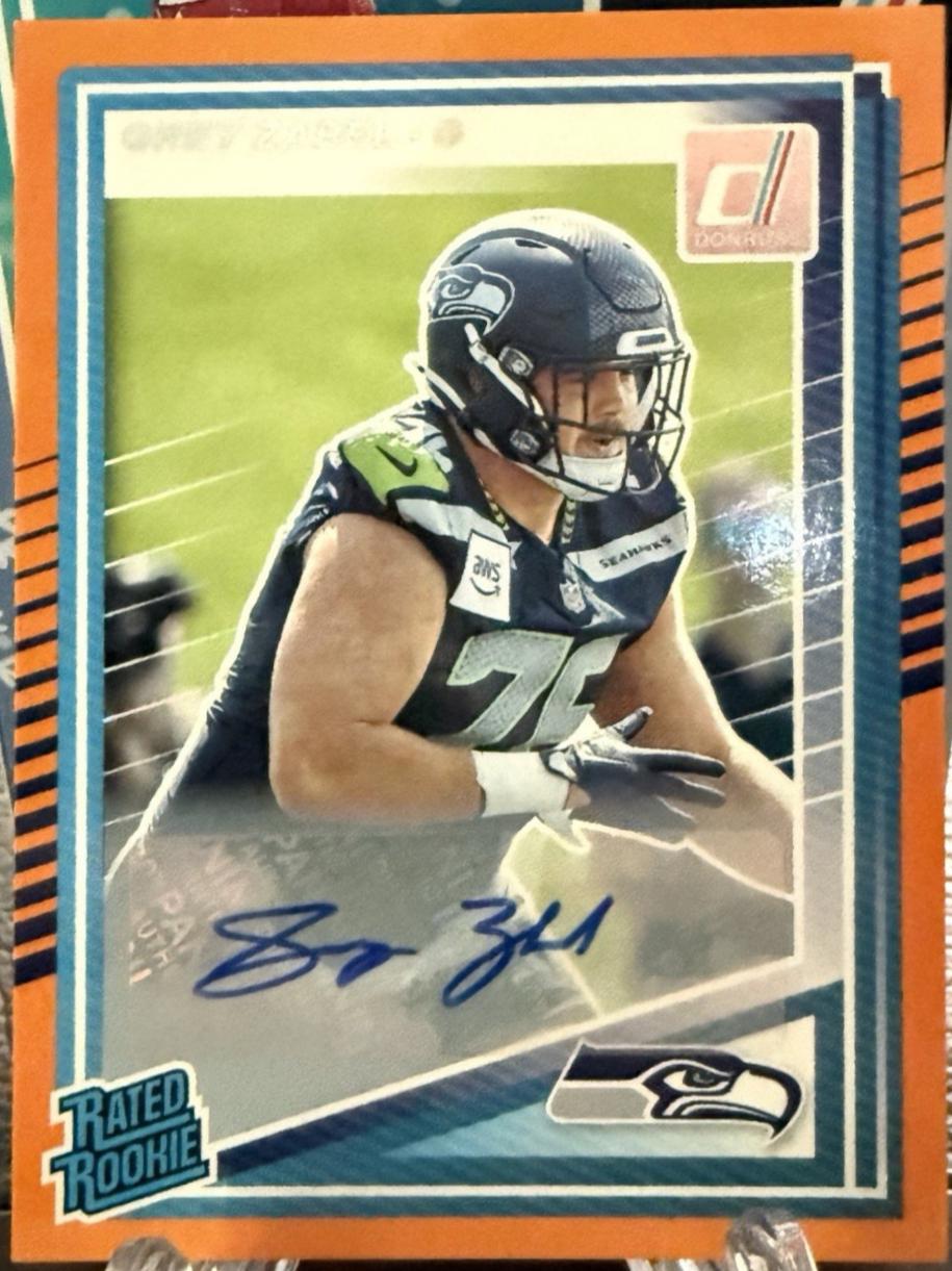 Grey Zabel [Orange Autograph] #366 Prices | 2025 Panini Donruss