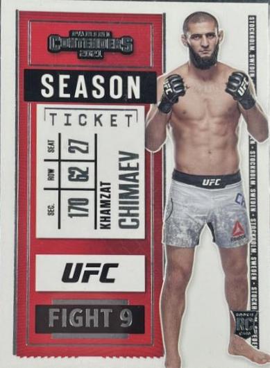 Khamzat Chimaev #3 Ufc Cards 2021 Panini Chronicles UFC