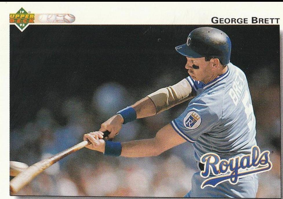 George Brett #444 Baseball Cards 1992 Upper Deck