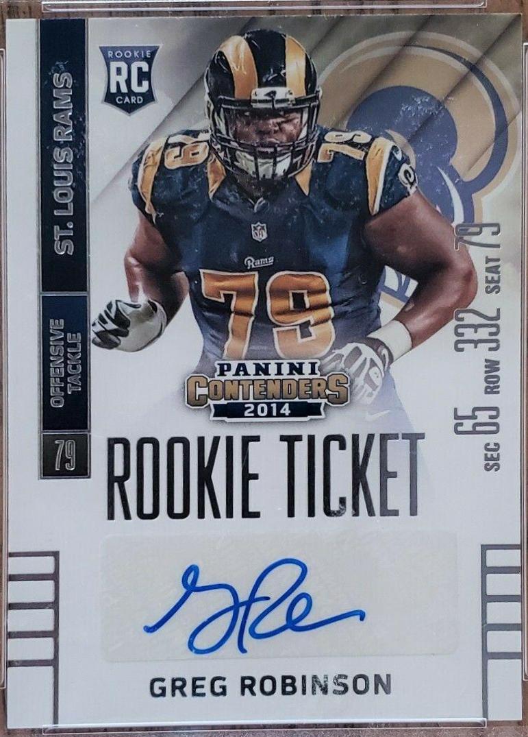 Greg Robinson [Sec Autograph] #129