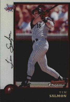 Tim Salmon #27 Baseball Cards 1998 Bowman Chrome