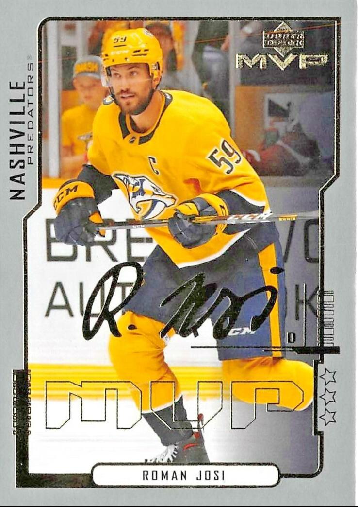 Roman Josi #85 2020 Upper Deck MVP 20th Anniversary Hockey