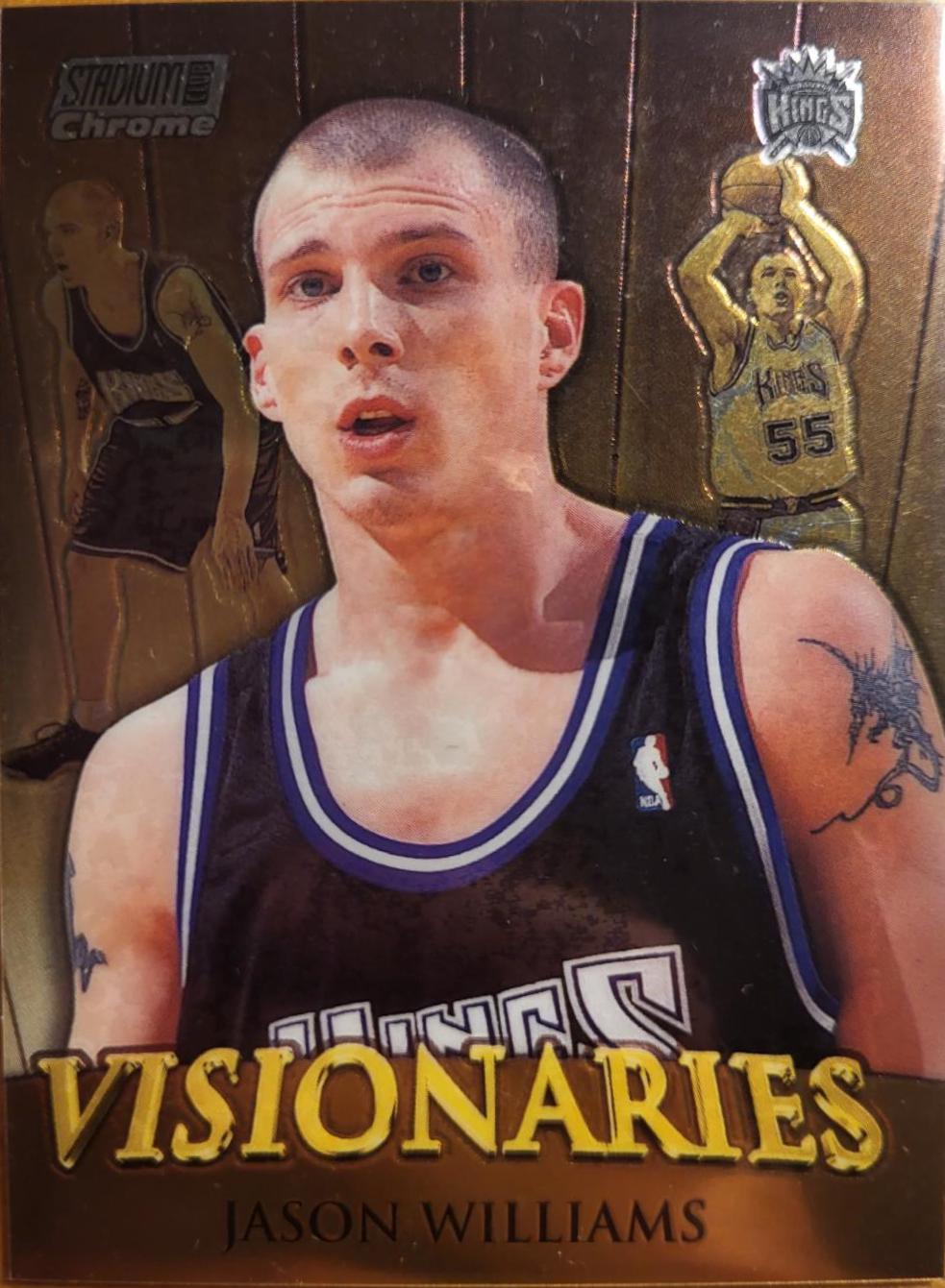 Jason Williams #V3 Basketball Cards 1999 Stadium Club Chrome Visionaries