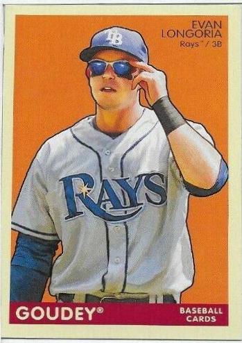 Evan Longoria #184 2009 Upper Deck Goudey Baseball