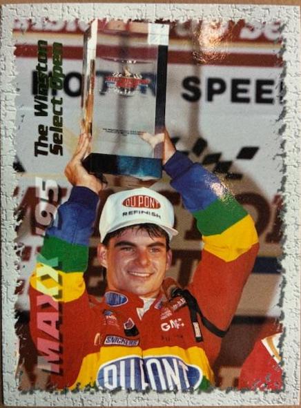 The Winston Select Open #72 Racing Cards 1995 MAXX