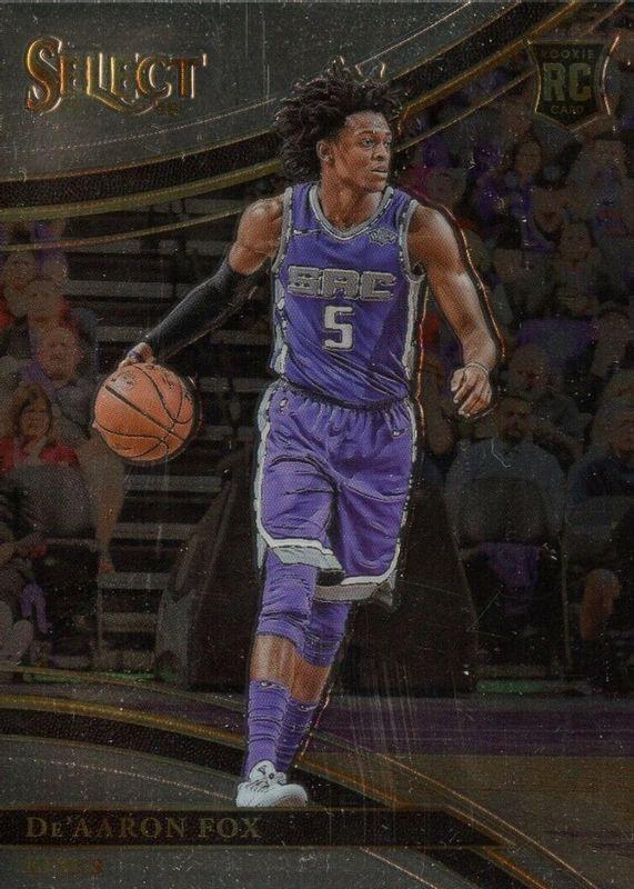DE'Aaron Fox #217 Basketball Cards 2017 Panini Select