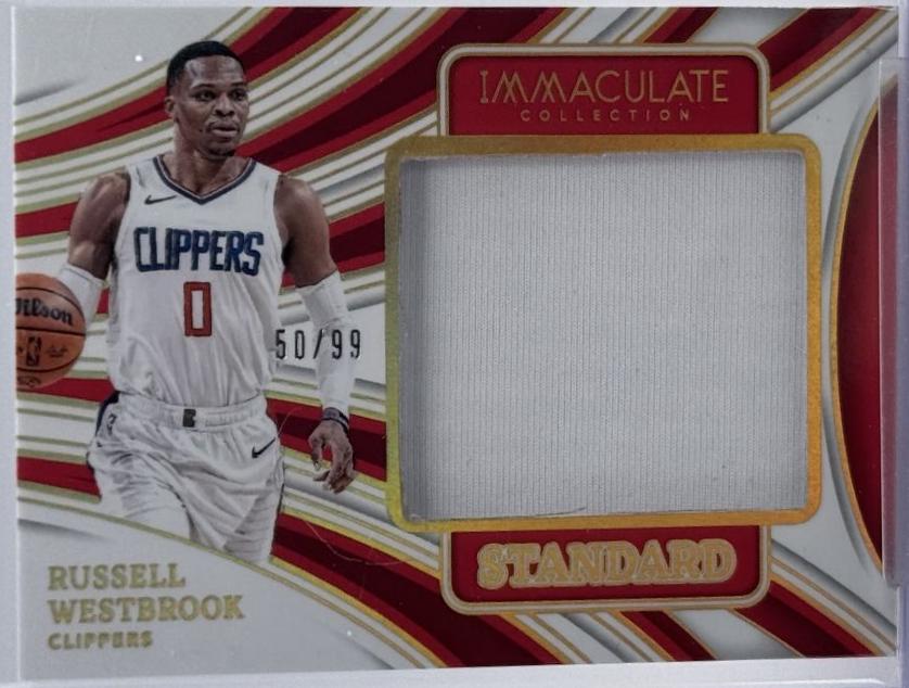 Russell Westbrook #6 Basketball Cards 2023 Panini Immaculate The Standard