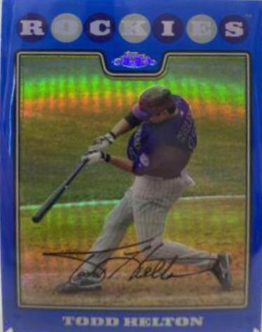 Todd Helton [Blue Refractor] #57