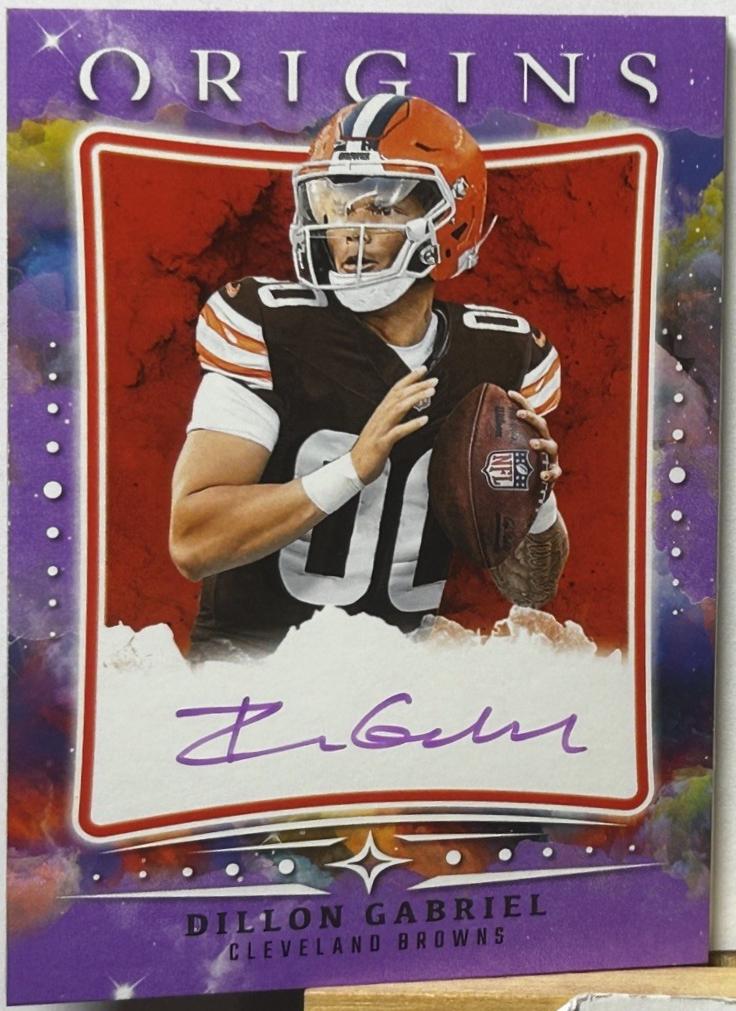 Dillon Gabriel #27 2025 Panini Origins Football Rookie Autographs