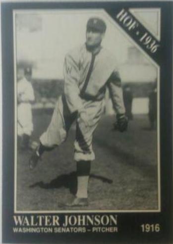 Walter Johnson #9 Baseball Cards 1991 Conlon Collection