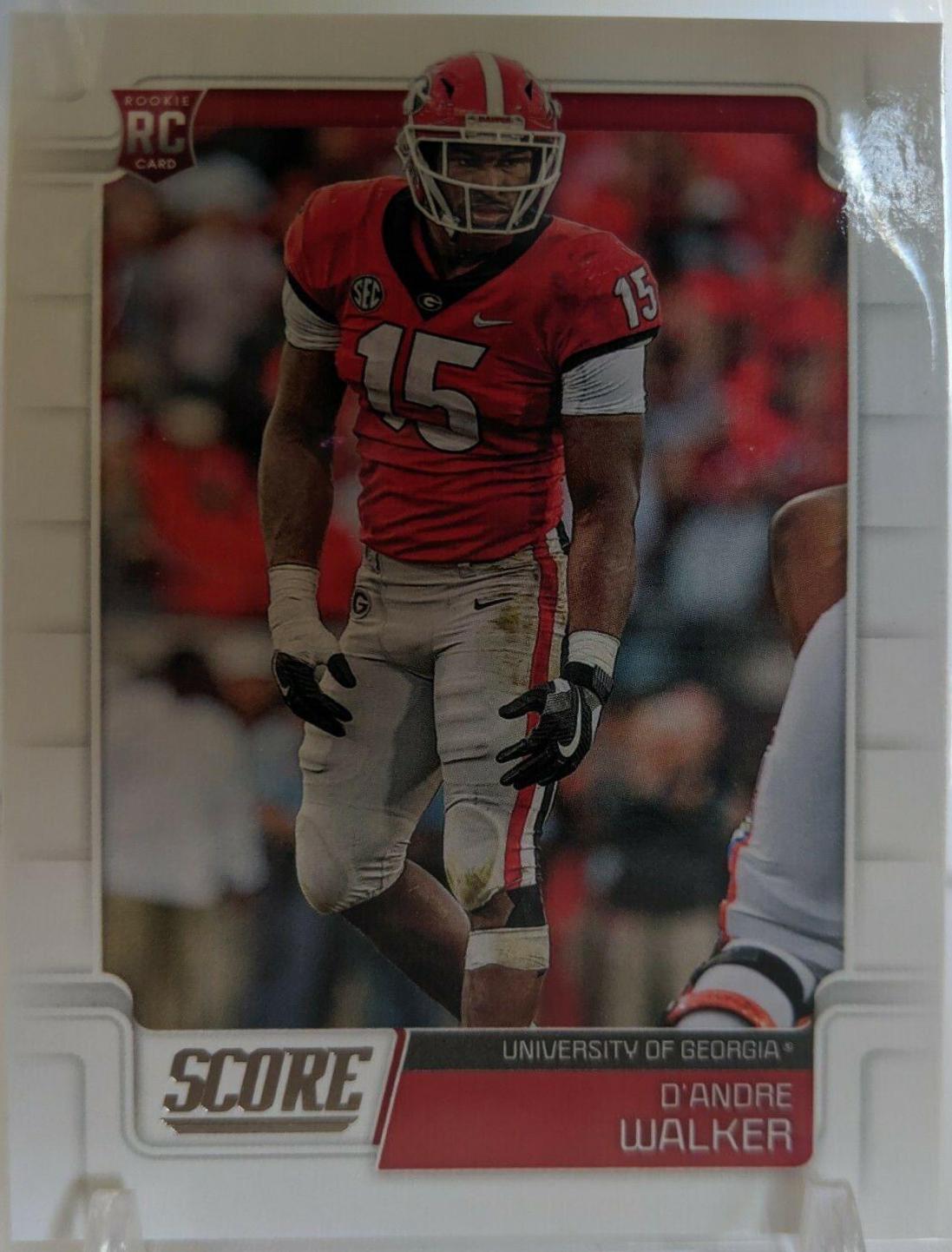 D'Andre Walker #373 Football Cards 2019 Panini Score