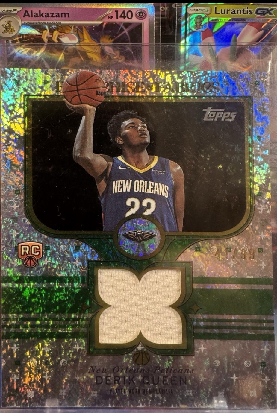 Derik Queen [Holo Green Foil] #FF-DQ Prices | 2025 Topps Franchise