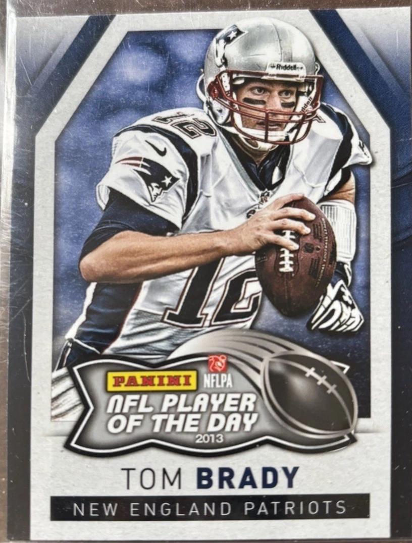Tom Brady #1 Football Cards 2013 Panini NFL Player of the Day