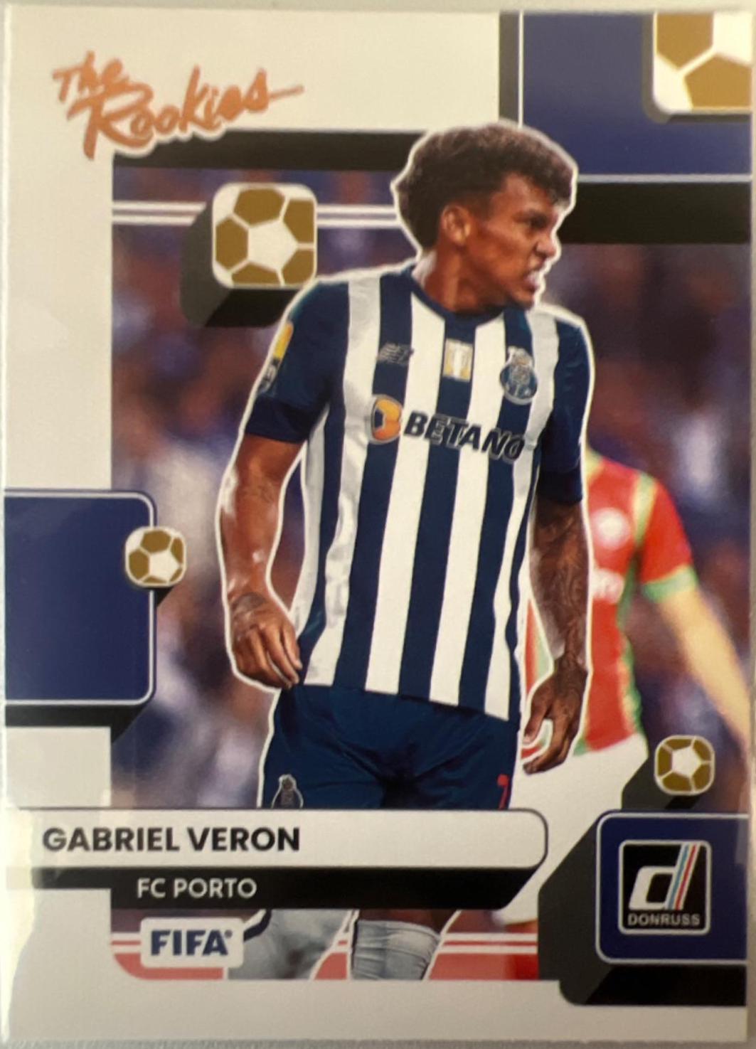Gabriel Veron #5 Soccer Cards 2022 Panini Donruss The Rookies
