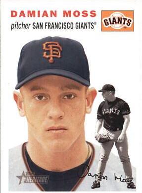 Damian Moss #28 Baseball Cards 2003 Topps Heritage