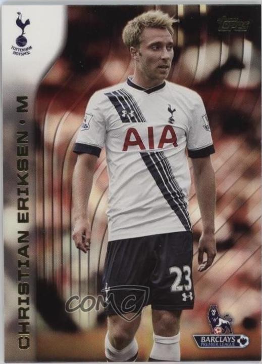 Christian Eriksen #128 2015 Topps Premier Gold Soccer