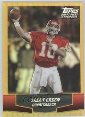 Trent Green [Gold Chrome Refractor] #14