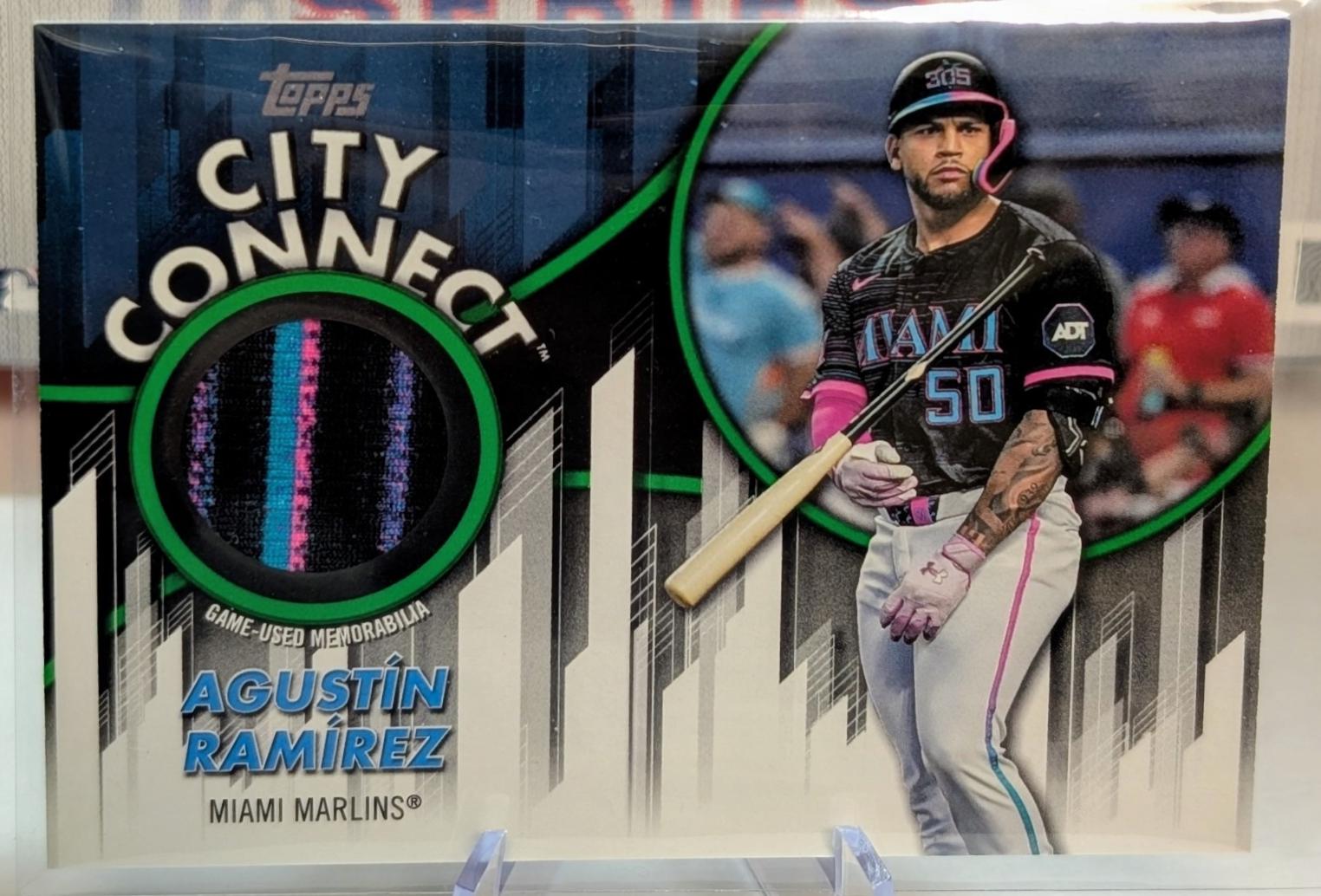Agustín Ramírez #CC-AR 2026 Topps Baseball City Connect Swatch Collection