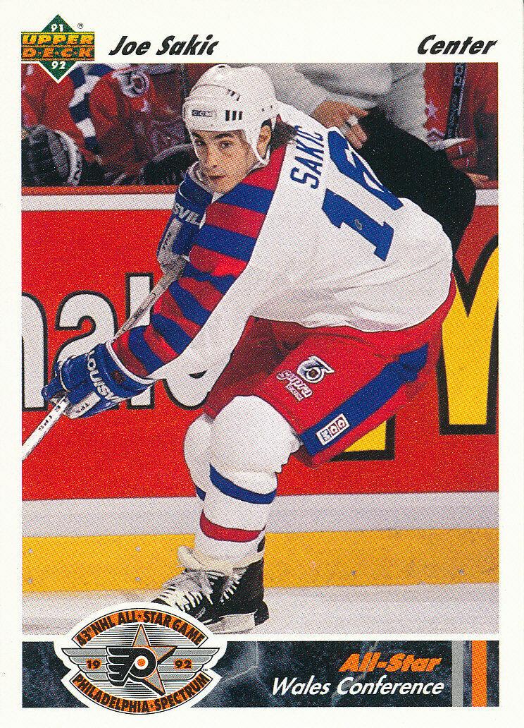 Joe Sakic #616 Hockey Cards 1991 Upper Deck