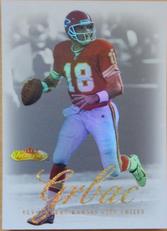 Elvis Grbac #21 Football Cards 2000 Fleer Showcase
