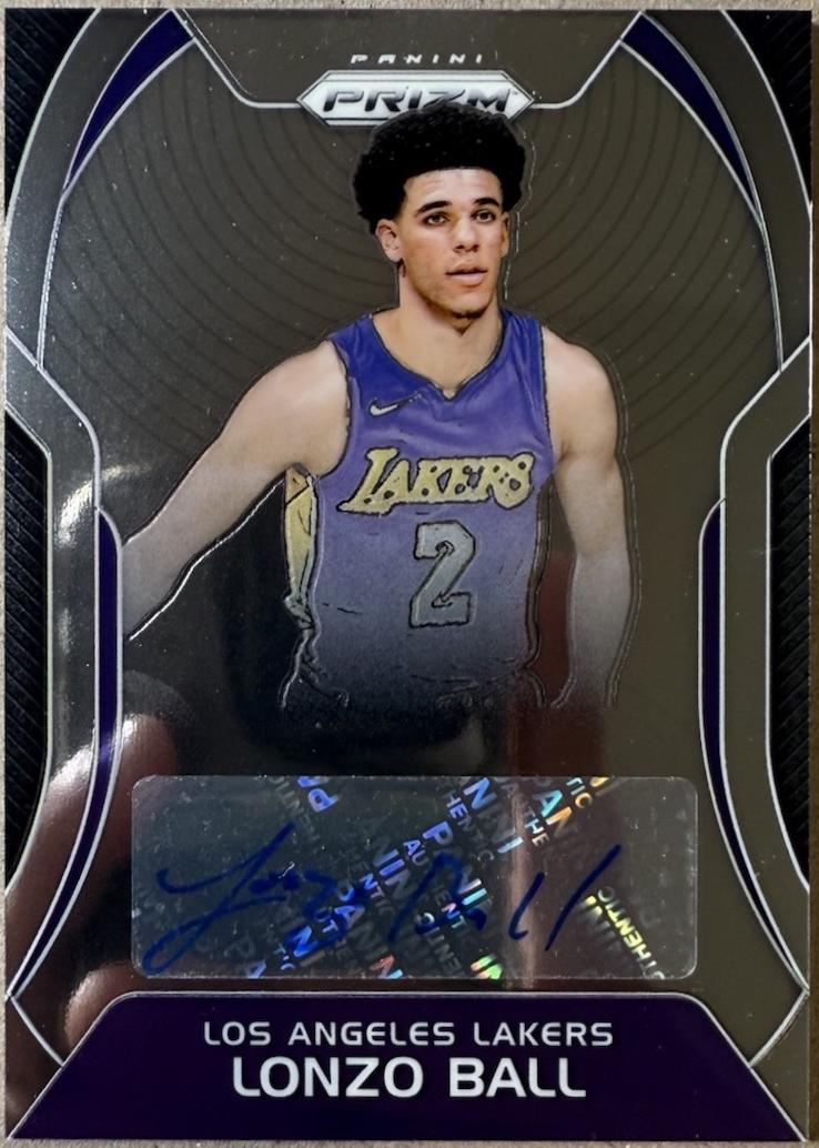 Lonzo Ball #SS-LB Basketball Cards 2017 Panini Prizm Sensational Signature