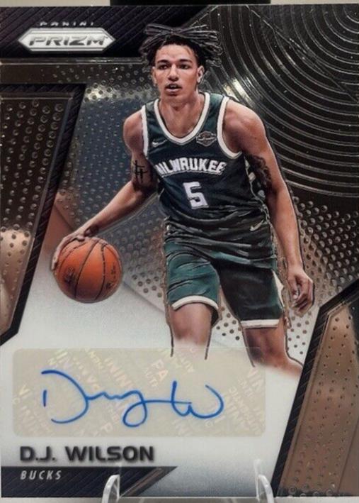 D.J. Wilson #RS-DJ Basketball Cards 2017 Panini Prizm Rookie Signature