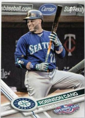 Robinson Cano #6 Baseball Cards 2017 Topps Opening Day