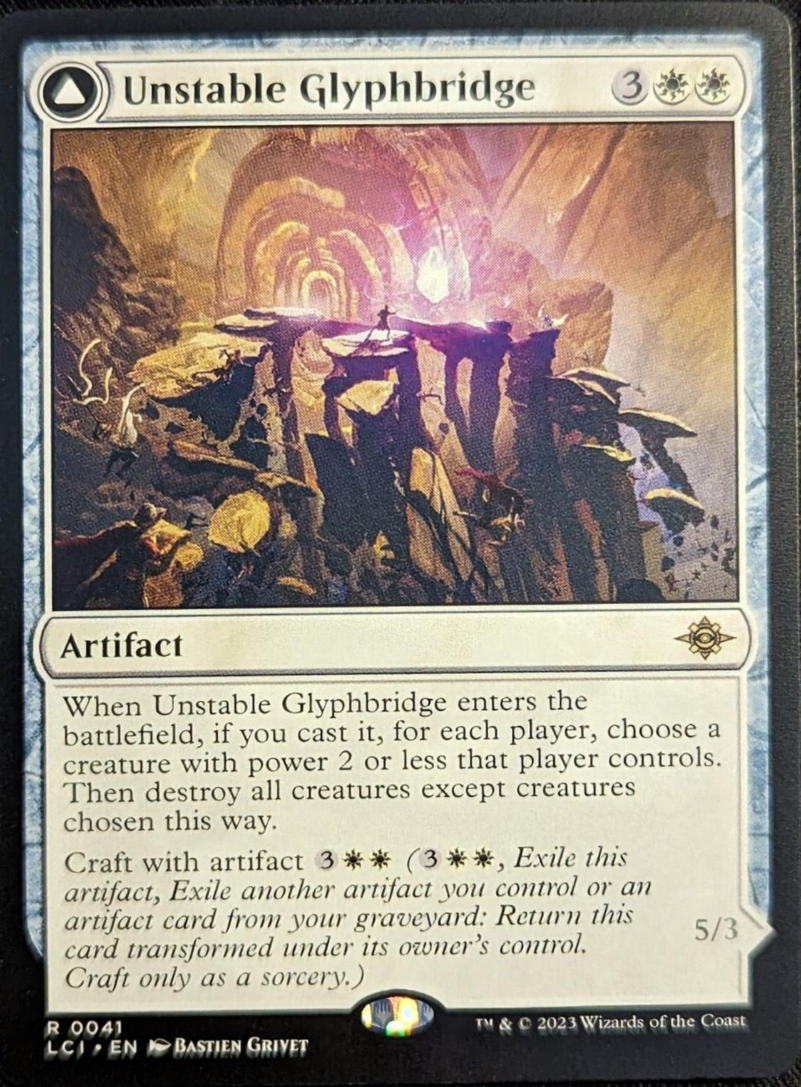 Unstable Glyphbridge // Sandswirl Wanderglyph