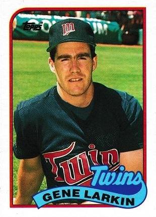 1989 Topps Gene Larkin #318 card