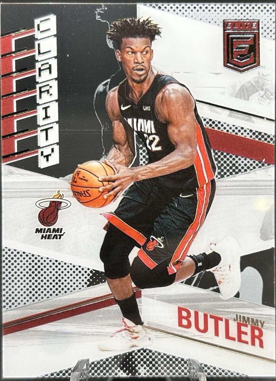 Jimmy Butler #19 Basketball Cards 2021 Panini Donruss Elite Clarity