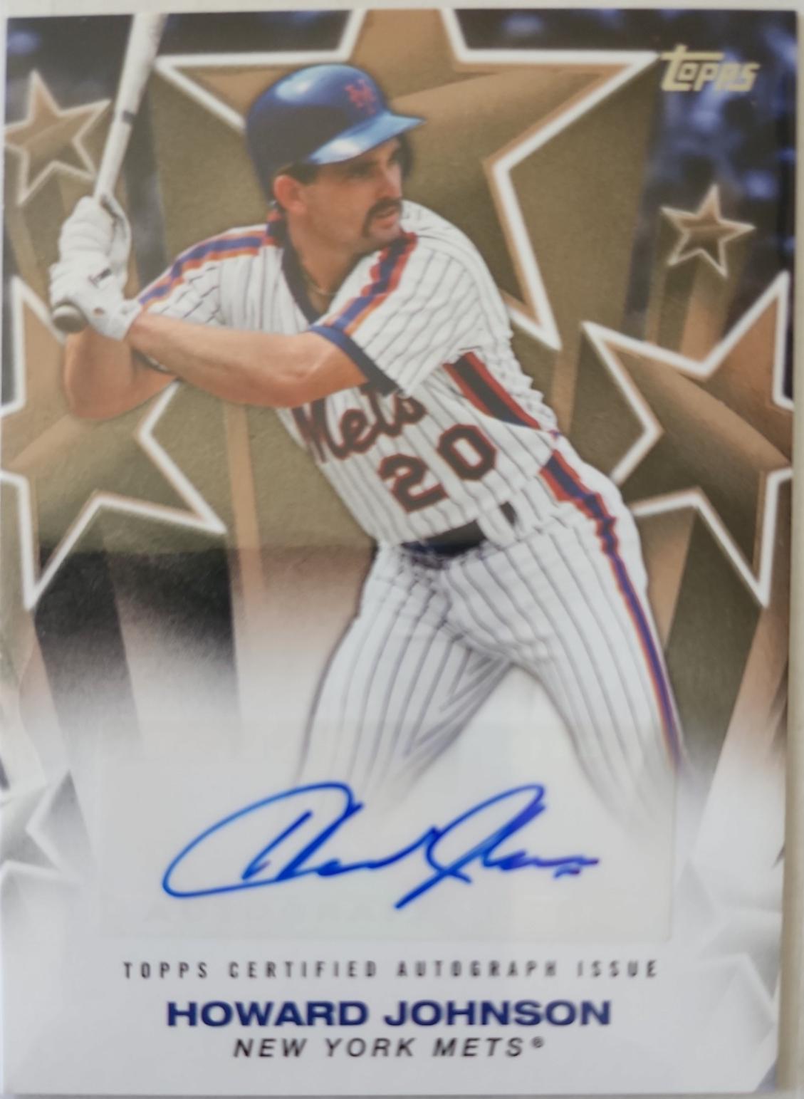 Howard Johnson #BSA-HJ Baseball Cards 2025 Topps Baseball Stars Autograph