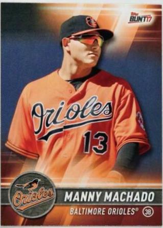 Manny Machado #112 2017 Topps Bunt Baseball